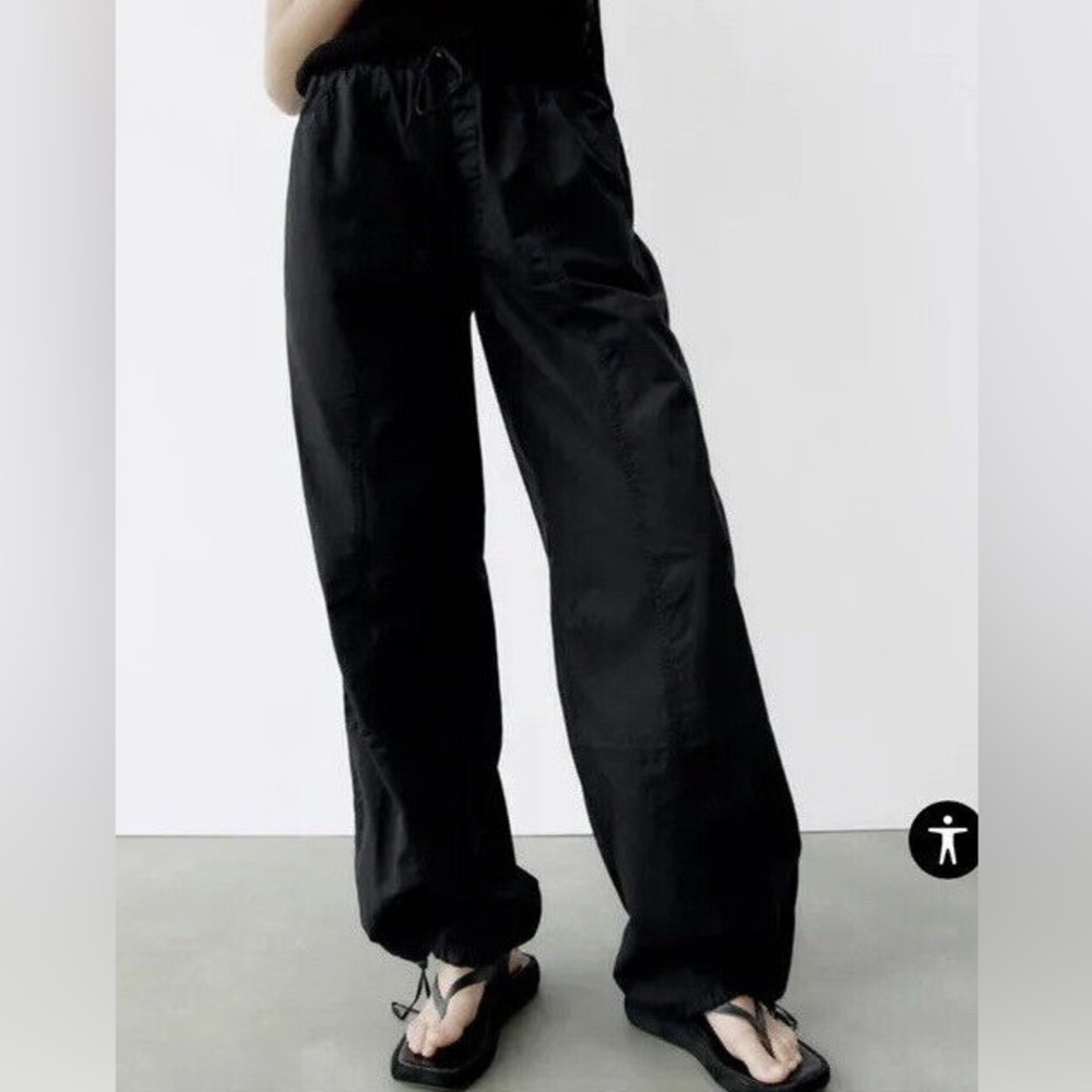 Zara parachute pants
